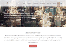 Tablet Screenshot of businessforensics.nl